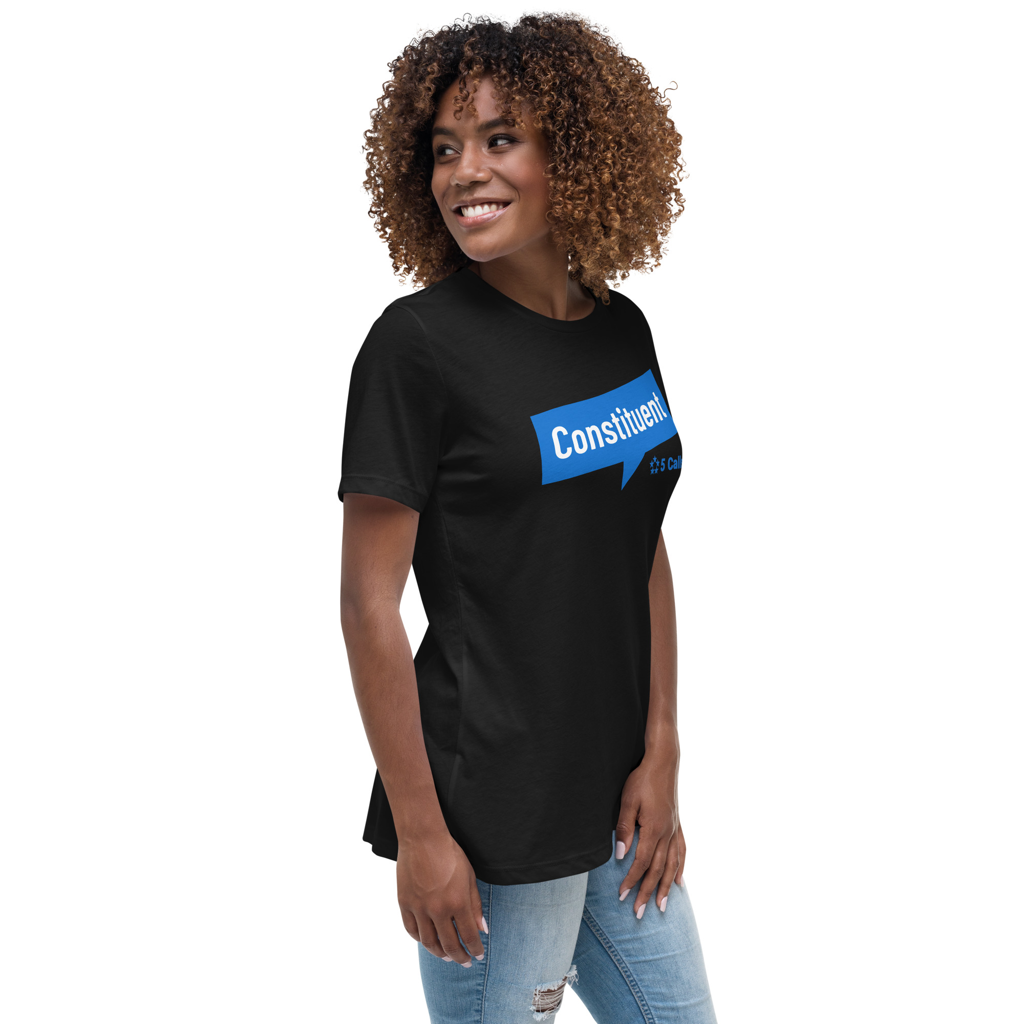 5 Calls Constituent Fitted T-Shirt - Black