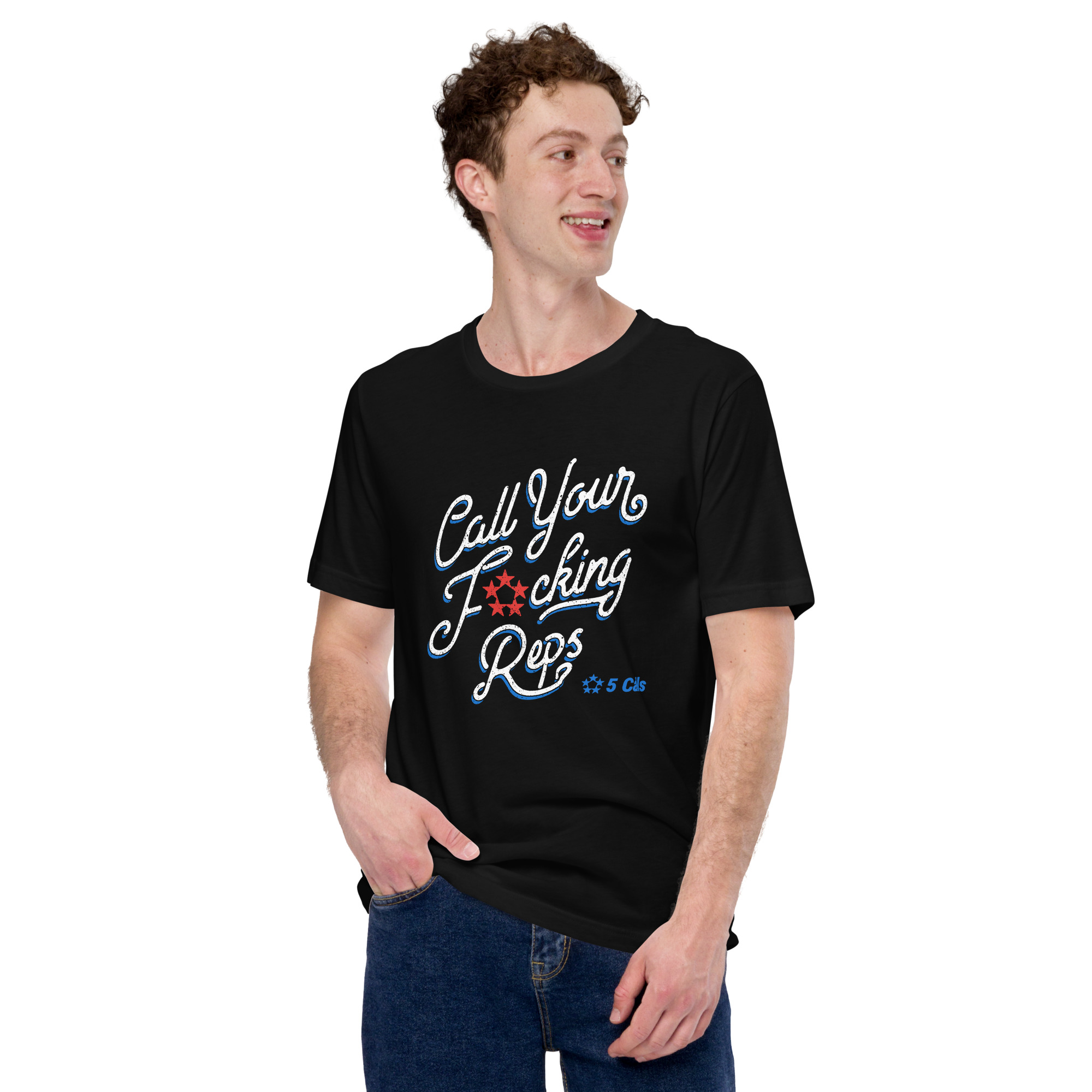5 Calls Call Your Reps Unisex T-Shirt - Black